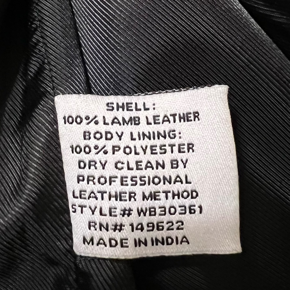 Walter Baker Leather Moto Jacket - Picture 8 of 9